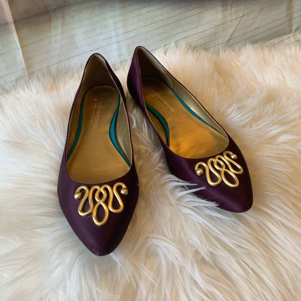 Christina Siriano Slip On Ballet Flats